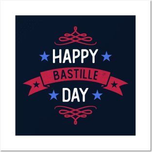 Happy Bastille Day Posters and Art